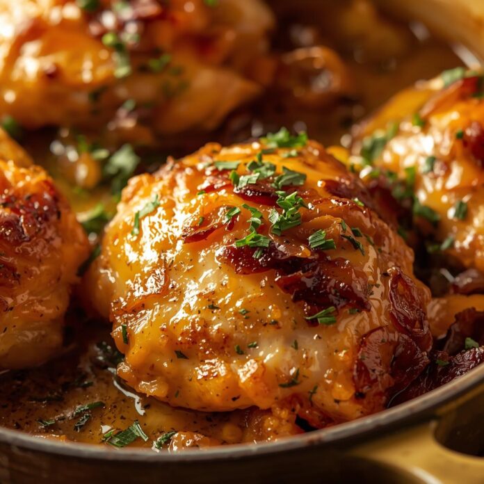 High Protein French Onion Chicken – Cheesy and Satisfying