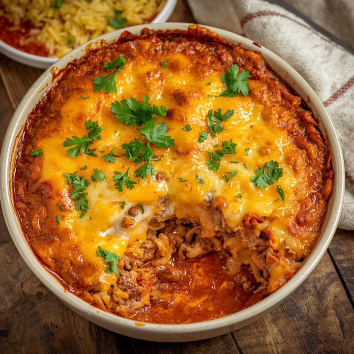Cheesy Ground Beef and Rice Casserole – The Ultimate Family Comfort Food