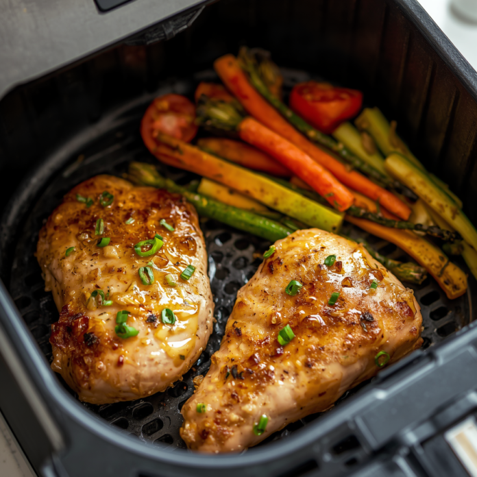 Air Fryer Garlic Parmesan Chicken Recipe