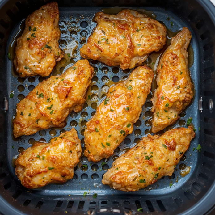 Air Fryer Honey Butter Garlic Chicken Tenders Recipe