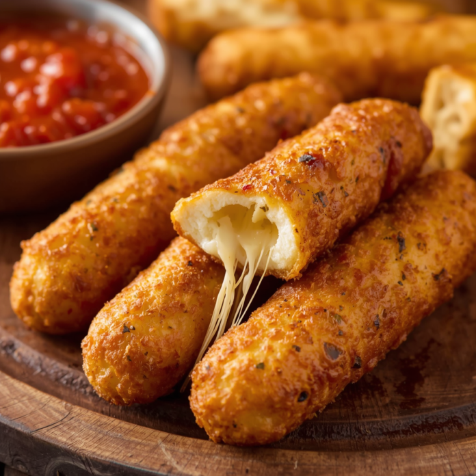 Baked Mozzarella Sticks Recipe
