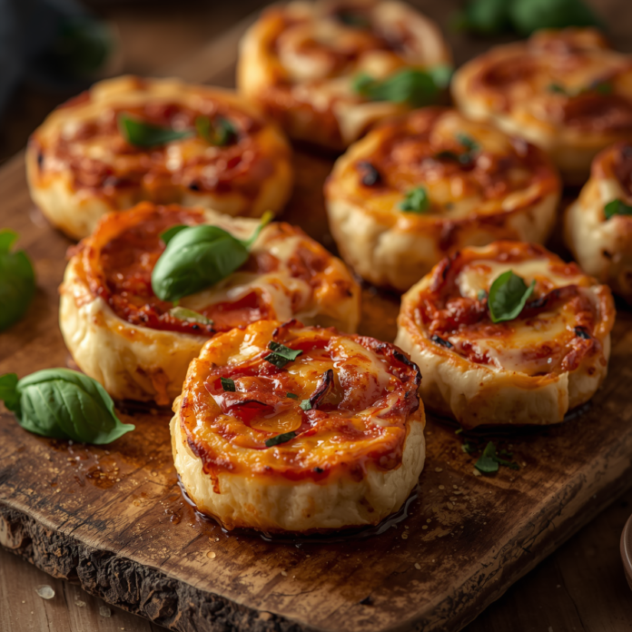 Cheesy Pizza Roll Ups in Minutes