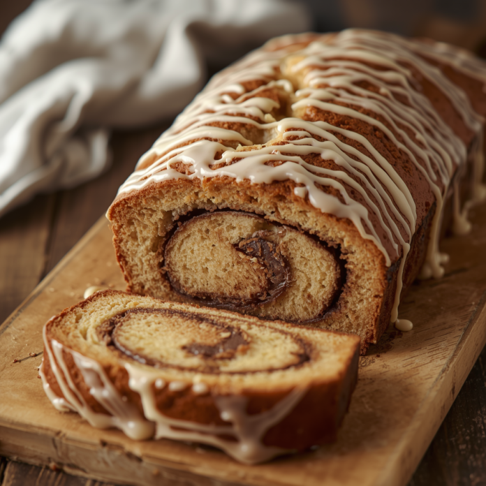 Cinnamon Roll Banana Bread Recipe