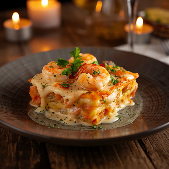 Creamy Garlic Butter Shrimp Lasagna Recipe Cozy Comfort Food