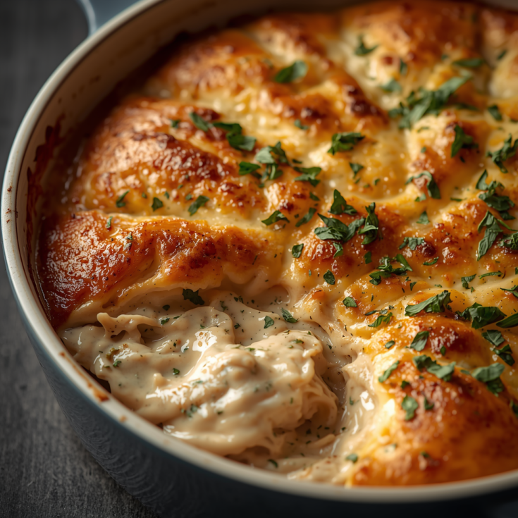 Creamy High Protein Chicken Bake