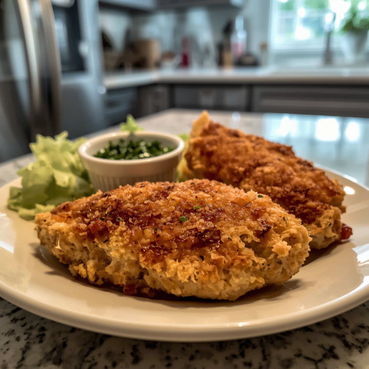 Crispy Ranch Parmesan Chicken (Air Fryer)