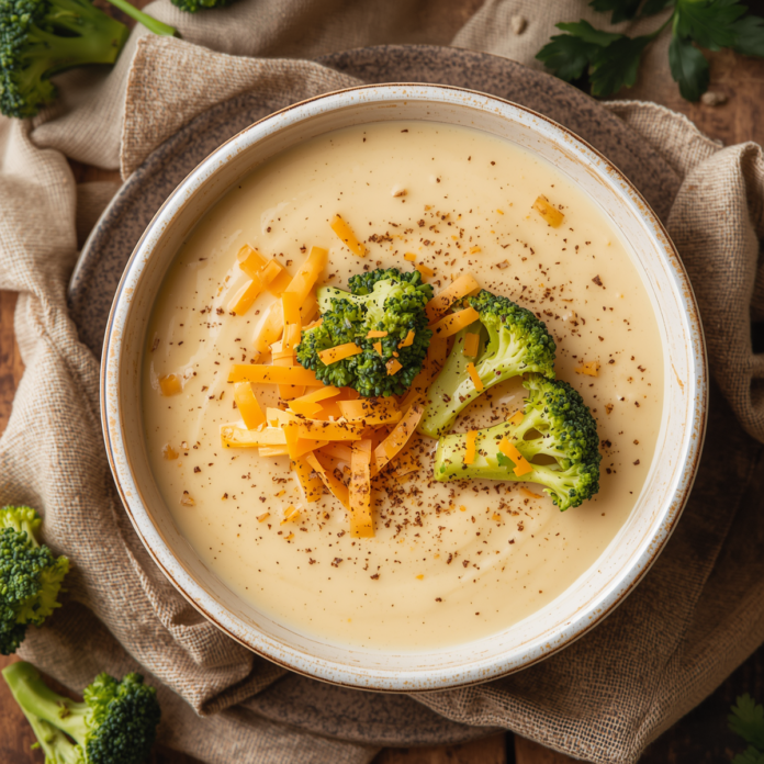 Insanely Good Creamy Broccoli Cheddar Soup Recipe