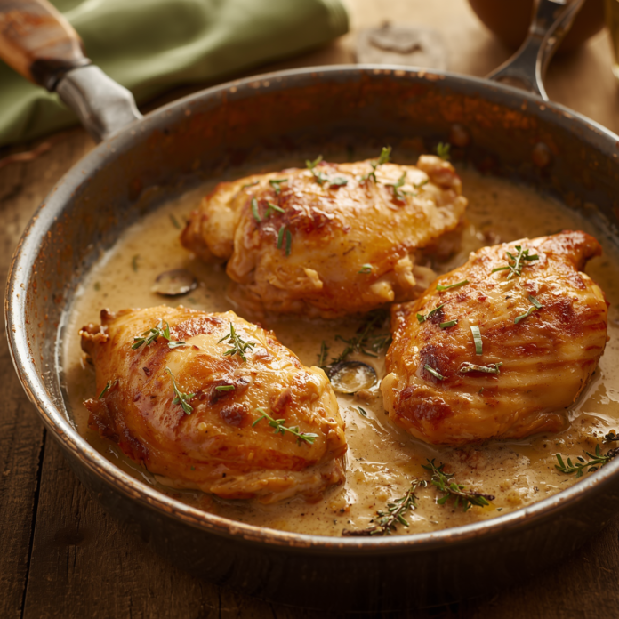 One Pan Smothered Chicken Recipe Comfort Food