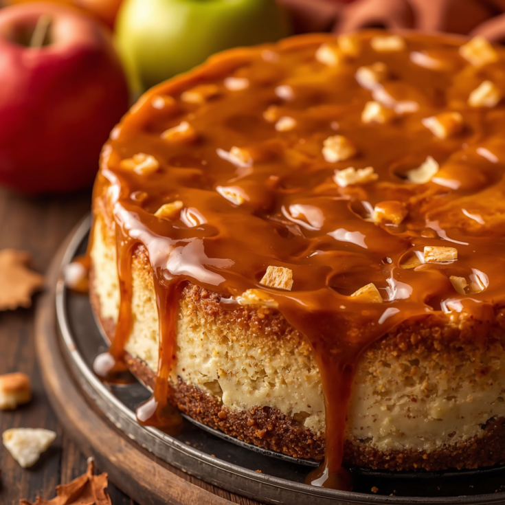 The Best Caramel Apple Cheesecake You Will Ever Bake