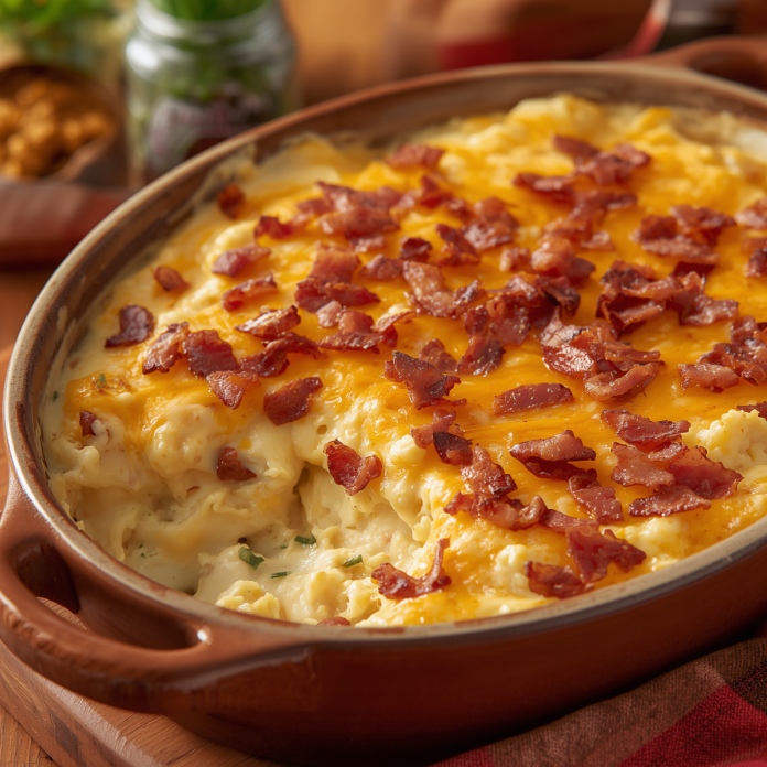 Cheesy Chicken Bacon Ranch Casserole Recipe