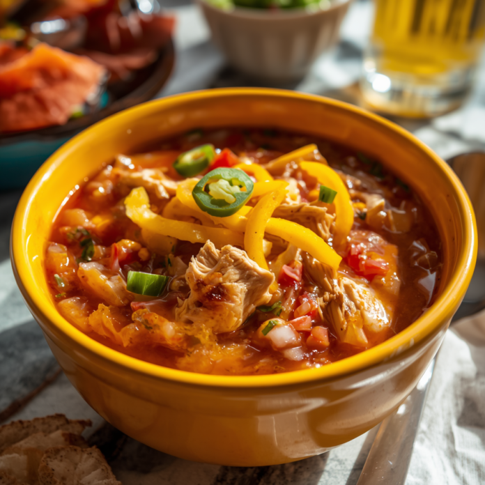 Comfort Food Chicken Enchilada Soup Recipe
