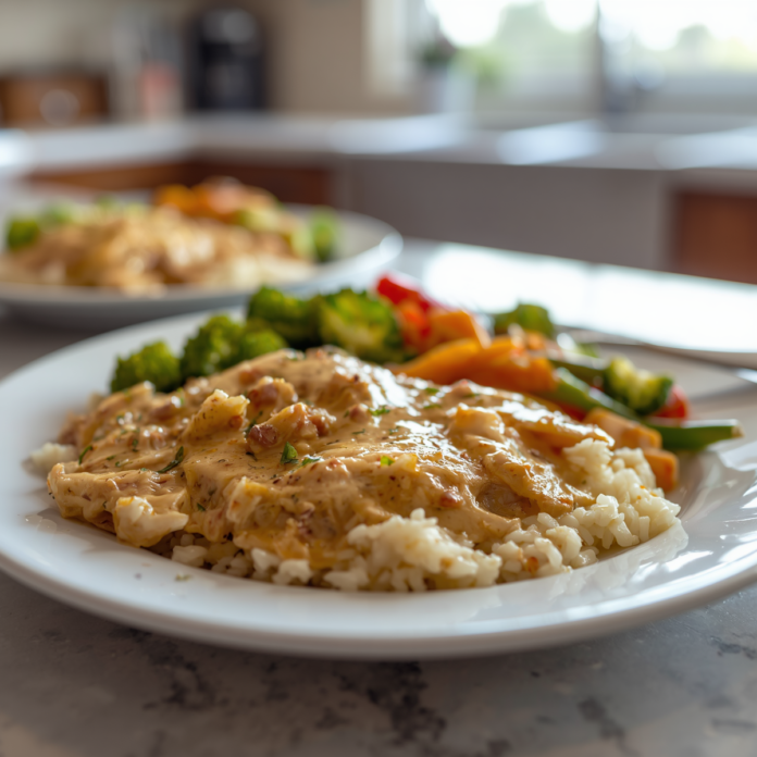 Creamy Smothered Chicken and Rice Recipe Family Favorite