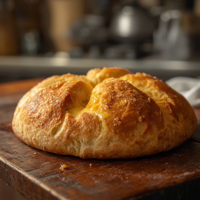 Easy Crusty Dutch Oven Cheddar Bread Recipe