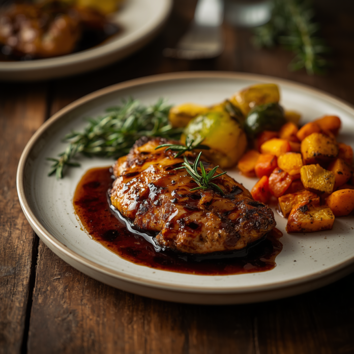Juicy Balsamic Baked Chicken Breast Recipe