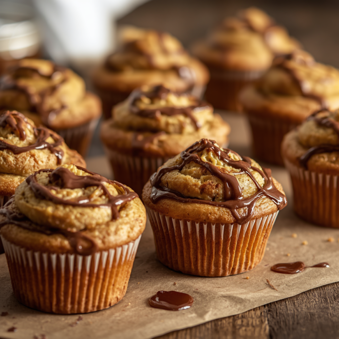 Moist Banana Swirl Muffins Recipe