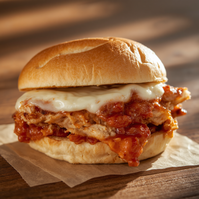 Shredded Chicken Parmesan Sandwich Recipe
