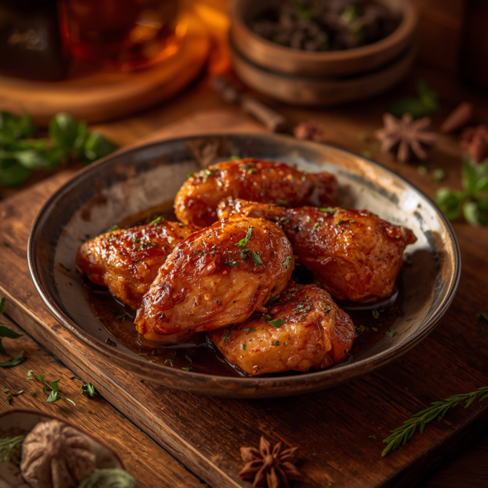 Slow-Cooked Bourbon Chicken Recipe