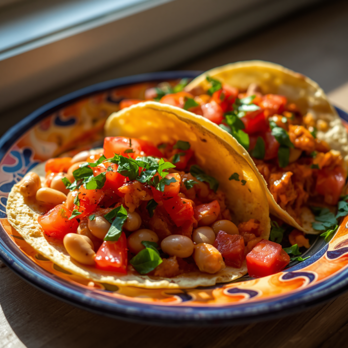 Spicy Buffalo White Bean Tacos Recipe