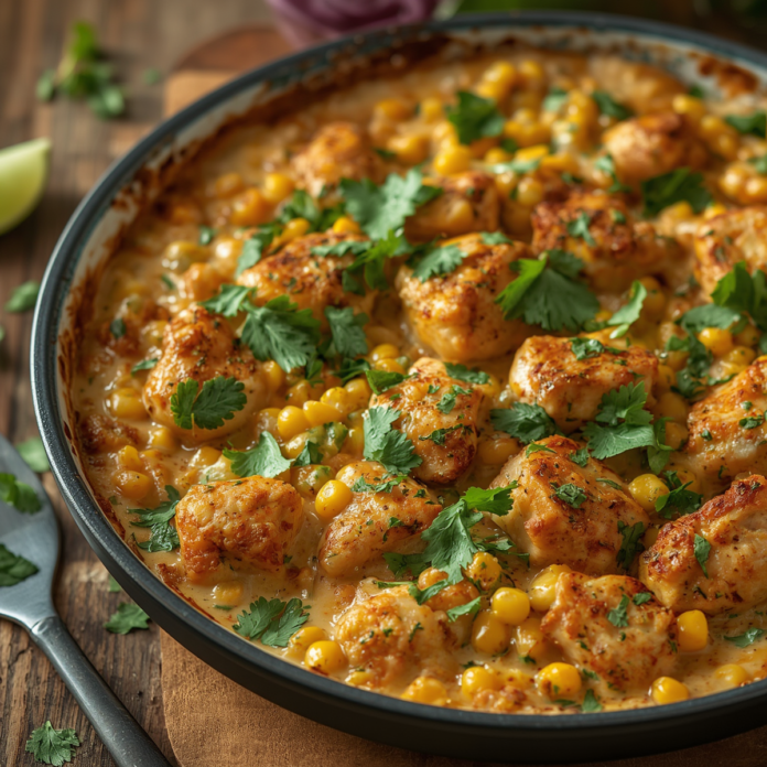 Street Corn Chicken Casserole Recipe Comfort Food