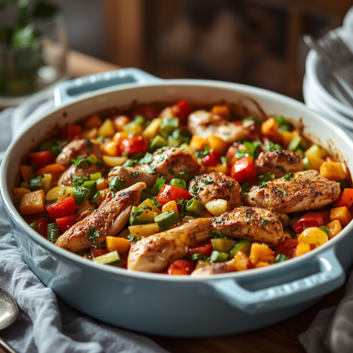 Veggie Loaded Rotisserie Chicken Casserole Recipe Family Favorite