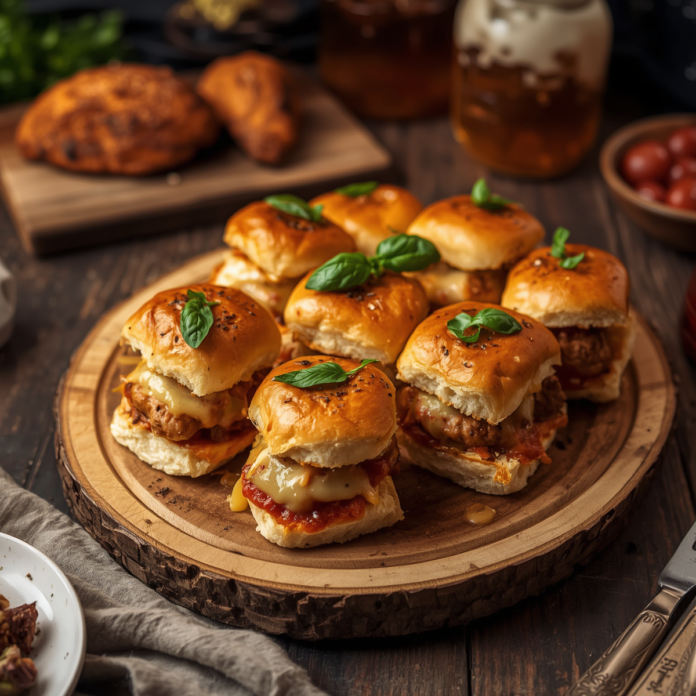 Chicken Parmesan Sliders Recipe Party Food