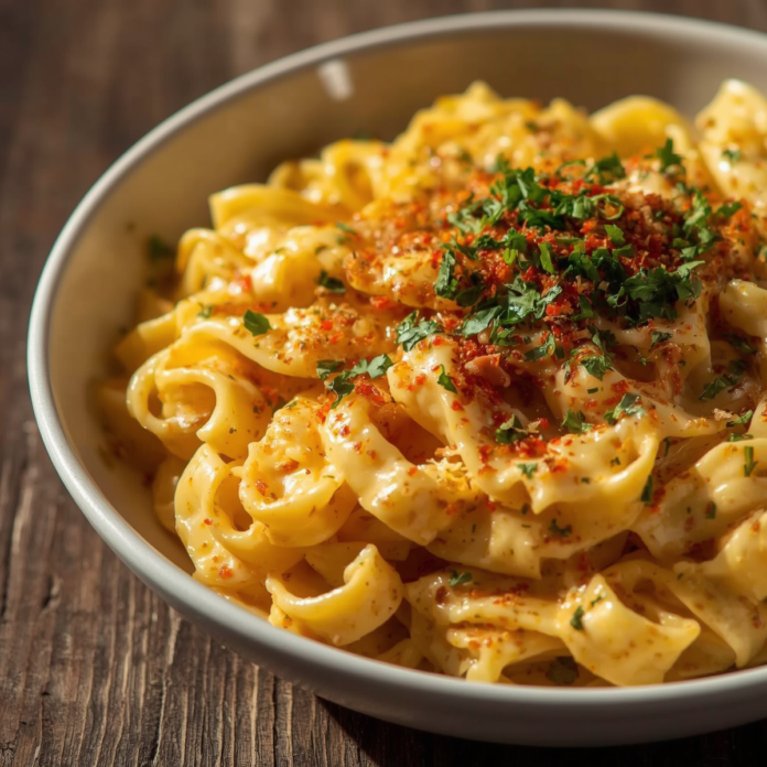 Creamy Chili Crisp Fettuccine Alfredo Recipe Restaurant Style