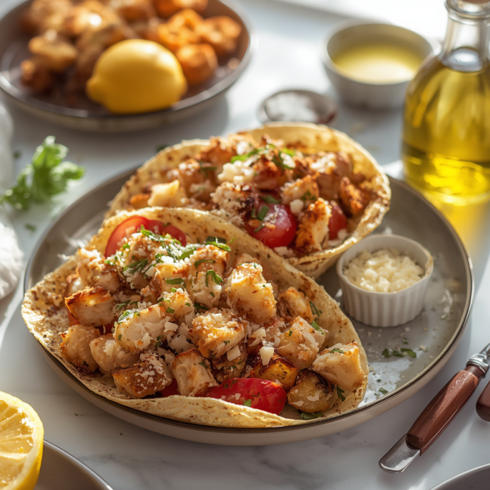 15-Minute Crispy Chicken Caesar Wraps Recipe