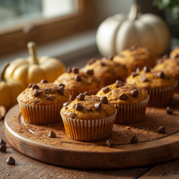 Pumpkin Chocolate Chip Muffins Recipe