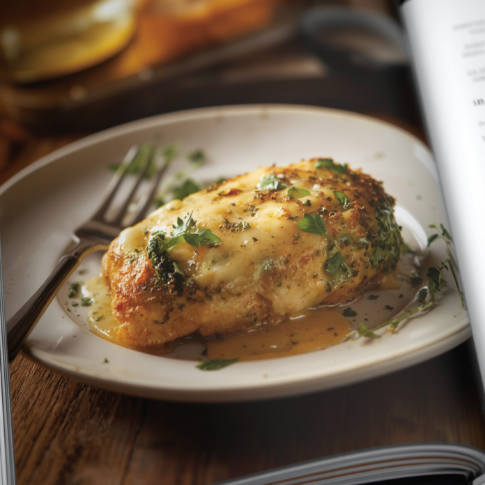 High Protein Stuffed Chicken Breast With Broccoli and Cheese Recipe